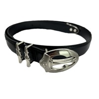 Sabuk Wanita Model Vintage Bullet Dark Tie dengan Gesper Logam, Desain Niche Spice Pants, Sabuk Fashion High Fashion