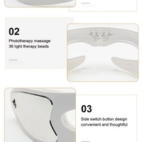 Masseur oculaire intelligent à micro-courant avec fonction anti-rides et vibrations, type support, pour la thérapie par la lumière