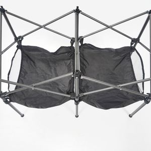 <b>Metal</b> <b>Folding</b> Outdoor Table-Portable & Roll-Up Design - Product Image 2