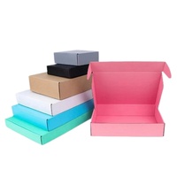 Boîtes en carton ondulé bleues imprimées en gros, usine de boîtes en carton ondulé personnalisées, adaptées aux chaussures, boîtes en papier pour chaussures