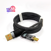Cable de Carga Superrápida PD de 60W, Certificado MFi, Conector Micro USB de 8 Pines, Transferencia de Datos de 480Mbps, Uso en Computadora, Recordatorio de Luz Inteligente