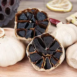 Low Price Black Garlic Solo Black Garlic Export Grade Shandong Single-headed Fermented Black Garlic