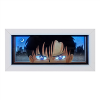 Fabricant Vente en gros Anime boîte à lumière papier sculpture lampe USB veilleuse personnalisée 3D Shadow Box Home Decor lampe de bureau
