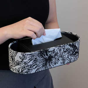 Français rétro cuir multifonctionnel boîte à mouchoirs maison voiture tissu papier stockage pour <span class=keywords><strong>serviettes</strong></span> télécommande <span class=keywords><strong>Table</strong></span> basse accessoire - Product Image 4