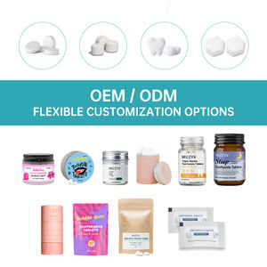 OEM工場の50個の非毒性ミルクココナッツ歯磨き粉タブレットの再酸化旅行に優しいオプション - Product Image 3