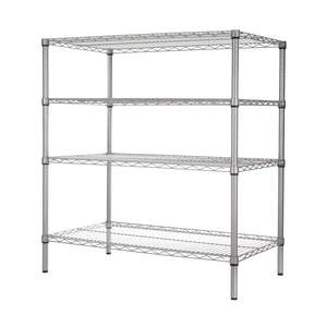 Étagère métallique à 4 niveaux, simple face, légère, en acier, antistatique, pour stockage industriel - Product Image 1