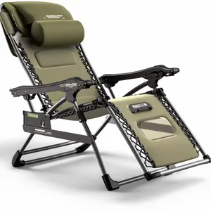 Melhor Heavy Duty Gravidade Zero Outdoor Camping Chair Lightweight Rocking Chair