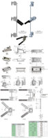 Poignée de compression en acier inoxydable de qualité industrielle KUNLONG SK1-836 304 chromé brillant pour utilisation en congélateur