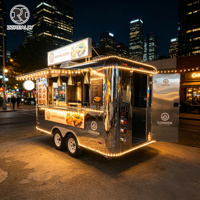Usa Vente Chariot de Nourriture Mobile en Acier Inoxydable Camion de Nourriture OEM pour Assaisonnement Plante Fruits Matière Première Chariot de Café Européen