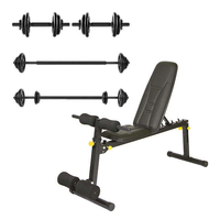 Banc de musculation réglable en acier avec logo original, directement de l'usine, pour usage multifonctionnel à domicile