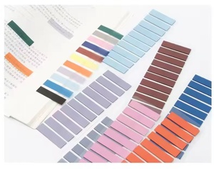 Notas Adhesivas con Degradado de Color, Diseño Malaquita, Etiquetas Planas para Lectura y Registro - Product Image 1