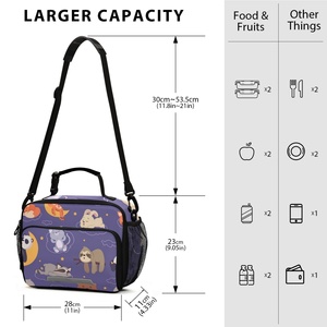 Bolsa Térmica Grande para Almuerzo con Estampado de Zorro, Panda, Conejo, Perezoso y Oso, Personalizada al por Mayor, para Picnic y Actividades al Aire Libre - Product Image 3