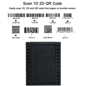 Мини-размер фиксированный встроенный модуль сканера штрих-кодов с 1D/2D RS232 самоиндукционые сканеры штрих-кодов QR - Product Image 2