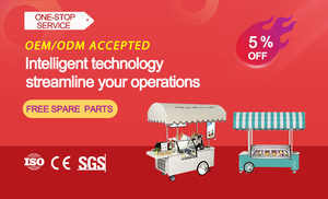 Prosky Mobile cucina <span class=keywords><strong>Churros</strong></span> camion cibo carretto caffè cibo surgelato rimorchio carrello gelato Hot Dog qualità - Product Image 2