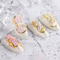 Perles de verre à bulles de 1 mm à 3 mm, non poreuses, mini perles de caviar, couleur transparente, micro-perles minuscules, bricolage, manucure, mariage, vente en gros