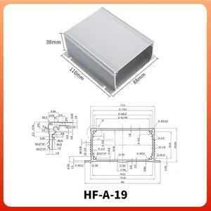 Aluminium Industrial Control Housing Instrumentation PCB Board Wiring Connector Electronics Instrument <b>Enclosures</b> - Product Image 2