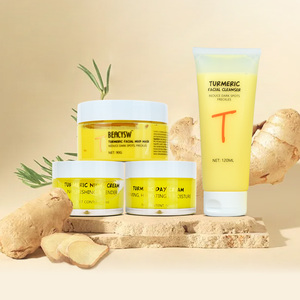Mascarilla Facial <span class=keywords><strong>de</strong></span> Arcilla con Cúrcuma y Vitamina C <span class=keywords><strong>para</strong></span> Reducir Poros, Iluminar <span class=keywords><strong>la</strong></span> Piel Opaca, Eliminar Puntos Negros, Acné y <span class=keywords><strong>Manchas</strong></span> Oscuras - Product Image 4