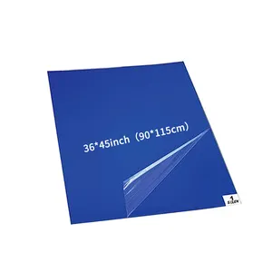 36x45 inch 90*115cm màu xanh sàn bụi loại bỏ dính Mat cho xây dựng