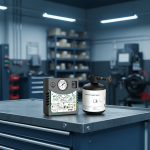 Kit de réparation de pneus crevés, utilisation conviviale, non toxique, étanche, aucune compétence professionnelle requise pour une réparation rapide des pneus - Product Image 1
