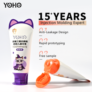 Kedi Kulaklı Kapaklı Çocuk Diş Macunu Tüpü, Çocukların Ağız Bakımı için ABL Plastik Tüp, 60ml/80ml, Eğlenceli Tasarım - Product Image 4