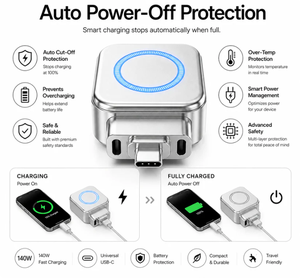 Adaptateur de charge rapide avec arrêt automatique - Product Image 2