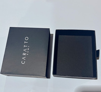 Sabuk kulit kustom hitam dompet pria kotak hadiah penyimpanan laminasi Matt jenis garis spons timbul untuk kemasan tampilan