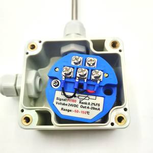 Sonde transmettrice de température stérile pour salle blanche 4-20mA PT100 <span class=keywords><strong>PT1000</strong></span> Classe A RTD, capteur de température pour conduit destiné aux laboratoires - Product Image 6