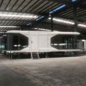 Lussuosa piccola <span class=keywords><strong>casa</strong></span> modulare completamente arredata su ruote Smart wc e angolo cottura in acciaio certificata RV <span class=keywords><strong>casa</strong></span> Mobile per ville - Product Image 1