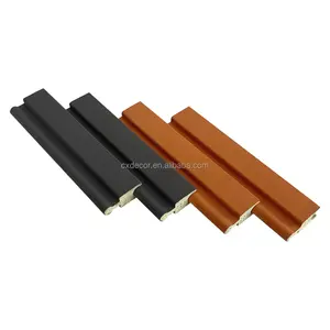 Flat Arc Shape Link Splicing Molding Hot Sale Alta Qualidade Baixo Preço Wpc Pvc Flauta Painel De Parede