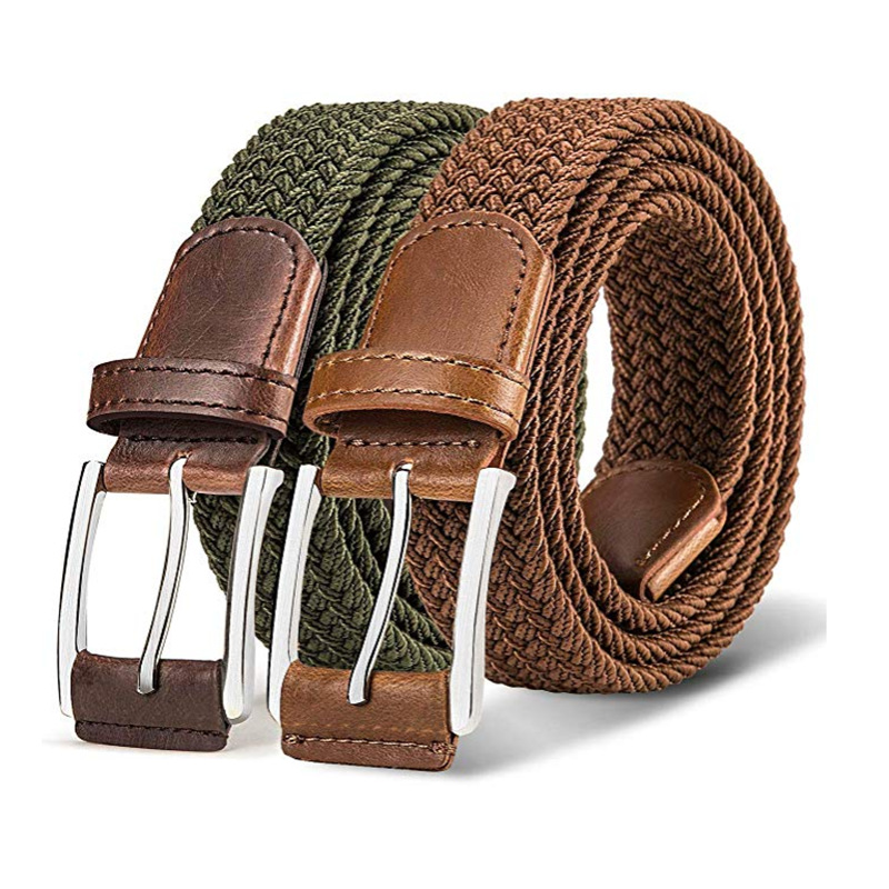 Alta Qualidade Estilo Tecido Stretch Trançado Belt para Casual Golf Pants Jeans Camisas Acessórios