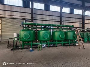 <span class=keywords><strong>Filtre</strong></span> à <span class=keywords><strong>sable</strong></span> naturel en acier au carbone avec moteur, réservoir sous pression, <span class=keywords><strong>pompe</strong></span> PLC pour la production d'énergie, garantie 1 an - Product Image 3