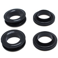 Oeillets en plastique personnalisés de 8 mm, ronds, colorés, noirs, transparents, pour chaussures, rideaux, sacs