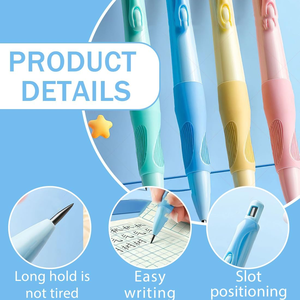 ชุดดินสอกดพาสเทลแบบปรับได้ตามหลักสรีรศาสตร์ ขนาด 0.5/0.7/0.9/<span class=keywords><strong>2</strong></span>.0 มม. พร้อมโลโก้สั่งทำ บรรจุในกล่อง พร้อมไส้ดินสอและยางลบ สำหรับนักเรียนและการวาดภาพ - Product Image 3