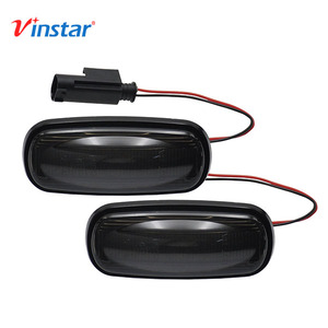 Luce Laterale a LED Vinstar per Land Rover Defender TD5 90 110 130 Discovery Series <span class=keywords><strong>Freelander</strong></span>, <span class=keywords><strong>Accessori</strong></span> Auto con Lente Fumé - Product Image 2