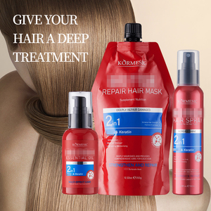 KORMESIC 350g Masque capillaire professionnel OEM personnalisé en gros, hydratant, anti-frisottis, nourrissant, à la kératine, fortifiant - Product Image 5