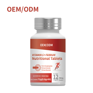 OEM/ODM Vitamin C <strong>Iron</strong> Nutrition Tablets - Endurance Sports Nutrition <strong>Supplement</strong> for Stamina, Energy and Recovery - Product Image 1