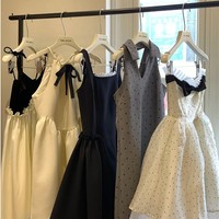 Robes en coton de style français pour femmes, surplus de Chine, vente en gros, nouveaux modèles avec une qualité stable