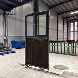 Portão de Estábulo para Cavalos Durável com Design Personalizado e Janela de Vidro Temperado Forte, Boa Ventilação e Fluxo de Ar - Product Image 5