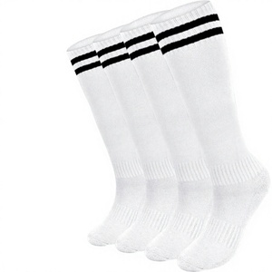 Custom Comfortable Anti-Slip Soccer Football Sports Crew <b>Socks</b> 100% Cotton/Nylon/spandex Autumn Men - Product Image 2