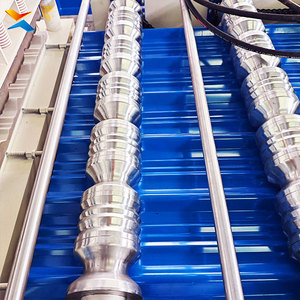 Machine de formage automatique de tuiles trapézoïdales CE pour tôles métalliques, largeur d'alimentation 1200 mm, moteur à engrenages et roulements - Product Image 3