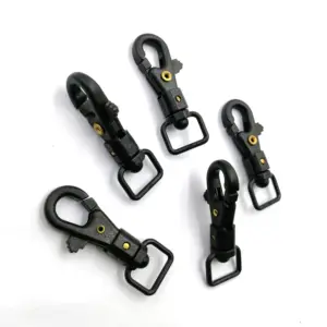 Leichte schnell hängende Outdoor-Karabiner haken Kunststoff Mini Carabi ner Tactical Key chain Clasp Hummer haken