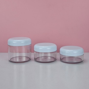 30g 50g 80g 100g 120g 200g 250g 500g Stock clear Thick Wall Clear Transparent PET Cream Lotion <b>Jar</b> Clear <b>Plastic</b> Cosmetic <b>Jars</b> - Product Image 2