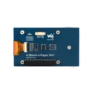 Pantalla e-Paper HAT de 4.26 pulgadas, 800x480, Blanco/Negro, Interfaz SPI - Product Image 3