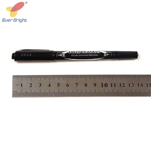 ปากกามาร์กเกอร์ 3 สี ปากกาหัวคู่ หมึกแห้งเร็ว เขียนลื่น สำหรับสำนักงาน - Product Image 4