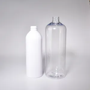 Botellas de pulverización de agua con gatillo de plástico blanco, pulverizadores de niebla fina, herramientas de peluquería recargables para el hogar