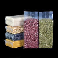 Sacs d'emballage sous vide en PE de qualité alimentaire transparents et résistants à l'humidité, imprimés sur mesure, avec poignée pour le riz et autres aliments - Tailles 2-5 kg/10 kg