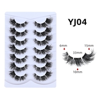Faux cils effet œil de chat naturel, volume naturel, réutilisables, 0,10 mm, tige en coton plastique fine, confortables, sans cruauté, effet 3D