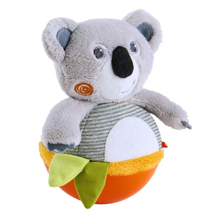 Juguetes <span class=keywords><strong>de</strong></span> Peluche Koala Roly Poly Personalizados <span class=keywords><strong>de</strong></span> Alta Calidad, Animales Balancín con Sonido para Bebés, Juguetes Sensoriales para Tummy Time, Juego y <span class=keywords><strong>Desarrollo</strong></span> Temprano - Product Image 1