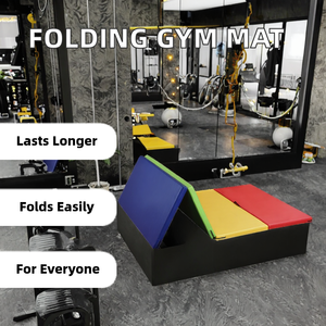 Hydefoam - Tapete de <span class=keywords><strong>Gimnasia</strong></span> Plegable de Tres Pliegues, Grueso, de EVA, con Asas de Transporte, Grosor Personalizable, Venta al por Mayor - Product Image 2