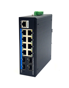 FOWAY4512PFSP-YH web quản lý PoE chuyển đổi 8 10/100/1000M RJ45 cổng + 2 1000m SFP uplink DC48V không bao gồm Power Adaptor - Product Image 6